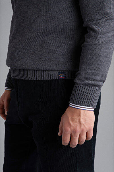 PAUL&SHARK Men's Knitted Roundneck C.W.Wool Sweater