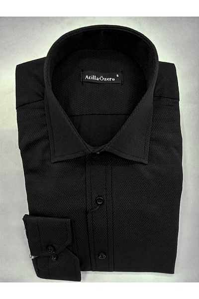 ATİLLA ÖZER SPORT SLIMFIT SLIM FIT ΜΑΚΡΥΜΑΝΙΚΟ ΥΦΑΣΜΑ ΜΕ ΣΧΕΔΙΟ ΤΣΕΠΗ