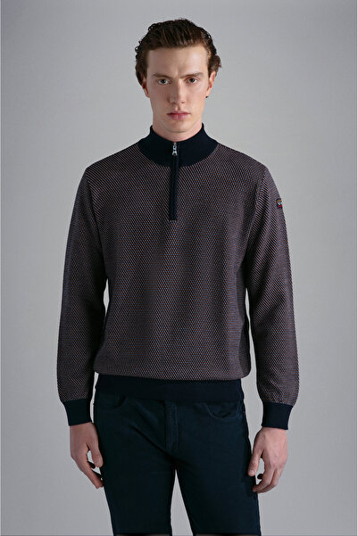 PAUL&SHARK Men's Zipper Pullover - C.W.Wool