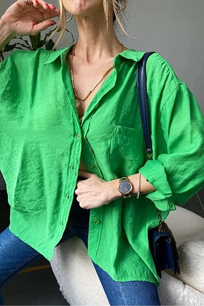 Laluvia Oversize košile mimo rameno