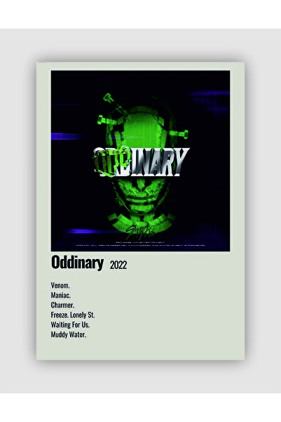 fırsatlar diyarı STRAY KIDS Oddinary K-pop Duvar Posteri - Duvar Dekoru - Kal...