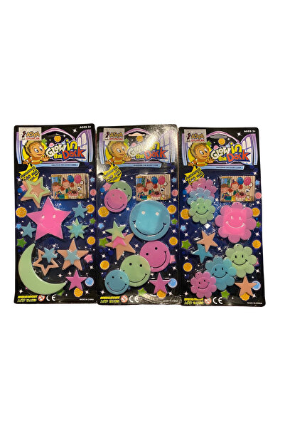 Asya Gece Parlayan Fosforlu Şekiller