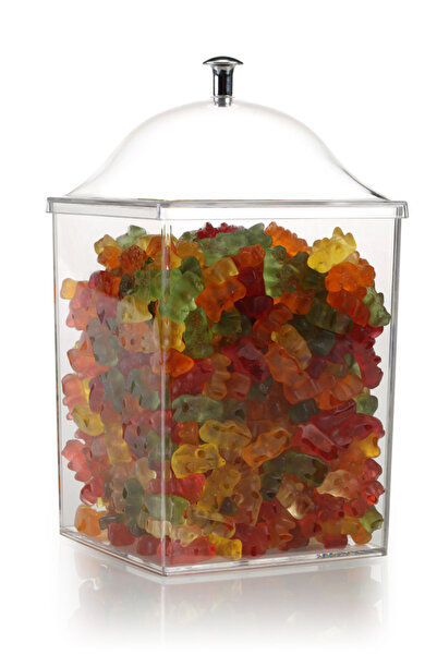 Corona PC Kare Kavanoz Takım 120*12*16 CM.