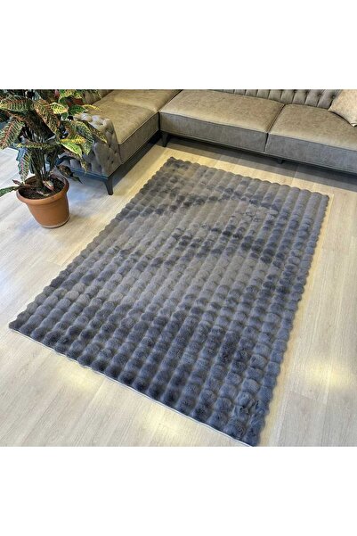 ASY Collection Bubble Tavşan Serisi Yumuşacık Tavşan Tüyü Kaymaz Taban Peluş ...