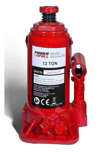 POWERFULL 12 Ton Hidrolik Şişe Kriko