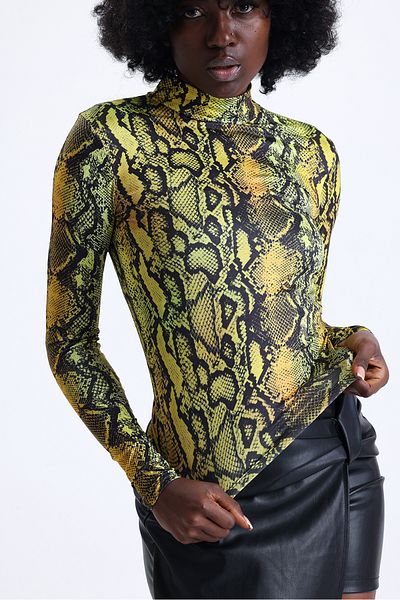 HMY Turtleneck Long Sleeve Blouse