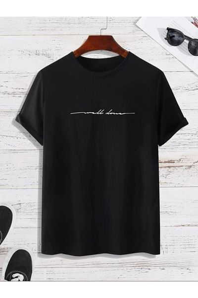 MOONBULL Ανδρικό μπλουζάκι με στάμπα oversize