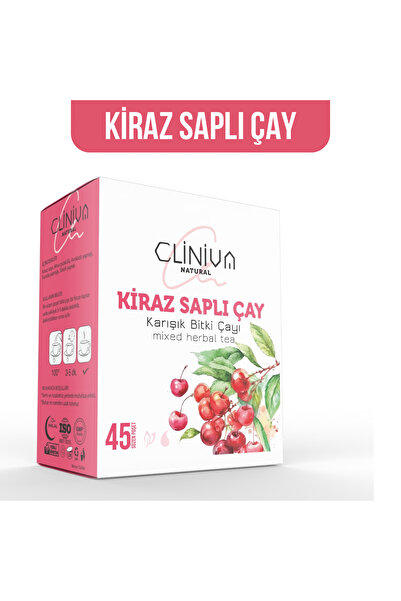 cliniva Kiraz Saplı Çayı – Böbrek ve İdrar Yolu Desteği ile Organik Doğal 45’...