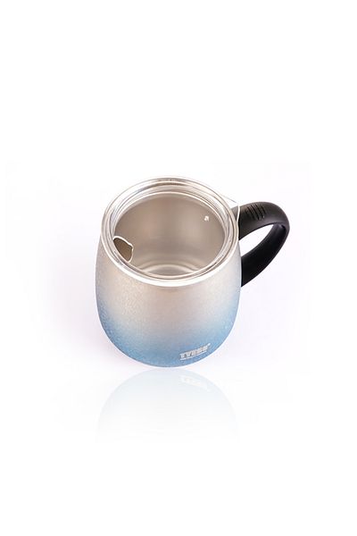Tyeso Napoli Mug Vacuum Stainless Double Walled Thermal Lid 355ML Blue