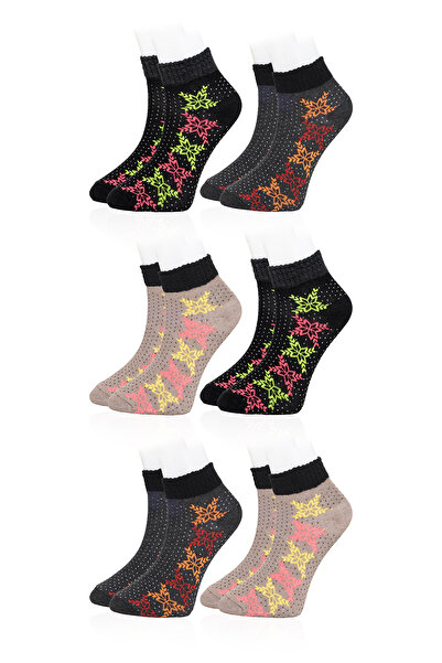 Line Smart Șosete scurte moi, din bumbac, 6 piese, pentru femei