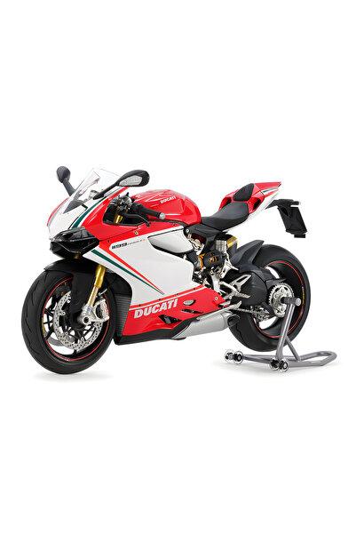 TAMIYA 1/12 Ducati 1199 Panigale S Tricolore Plastik Motosiklet Maket Kiti, Demonte Hobi Seti