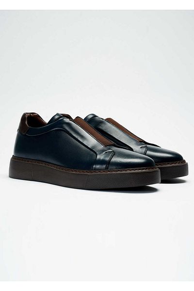 Boris Becker Navy Blue Color Sneakers