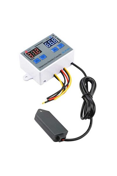 Motorobit XK-W1099 24V Sıcaklık ve Nem Ölçer Ekranlı Röle Modülü - Termostat