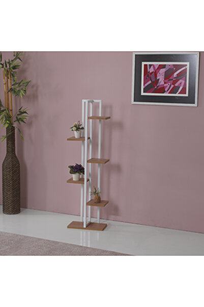 kuwo Atlantik Beyaz Çiçeklik (YAN SEHPA , ORGANİZER, MASA, DEKORATİF , MOBİLY...