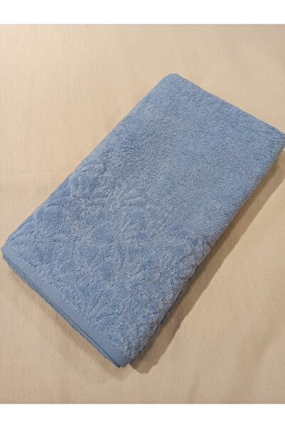 ŞENER HOME Великий рушник для ванної кімнати 90x150 см. - Синій