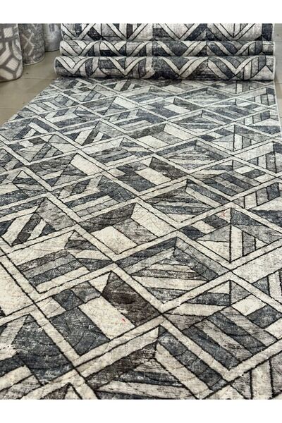 MBA Covor antiderapant cu talpă în relief albastru Prime Alva - Covor pentru hol, sufragerie, bucătărie