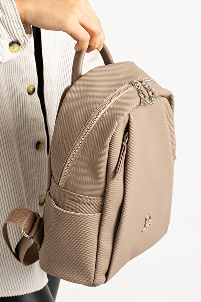 MEGA ÇANTA Women's Mink Original 9 Compartment Backpack