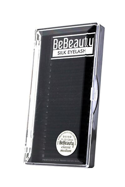 Bebeauty Takma İpek Kirpik 6000 Kök Classic Seri D 0.10 Medium Box (11-12-13)