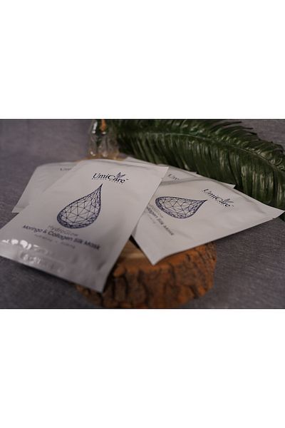 umicare Maxpine Moringa & Collagen Silk Mask "collagen silk mask" 6 pieces