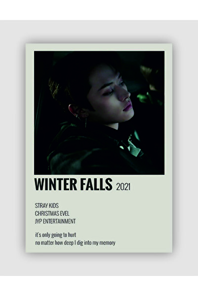 fırsatlar diyarı STRAY KIDS Winter Falls K-pop Duvar Posteri - Duvar Dekoru -...