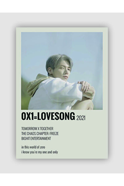 fırsatlar diyarı TXT OX1= Lovesong K-pop Duvar Posteri - Duvar Dekoru - Kalın...