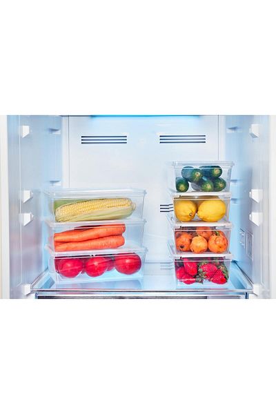 SUPERPUP 5 Pieces 2 Lt Storage Container - Ziplock, Freezer, Refrigerator, Food Supply, Toy, Food, Coffee, Supply Box