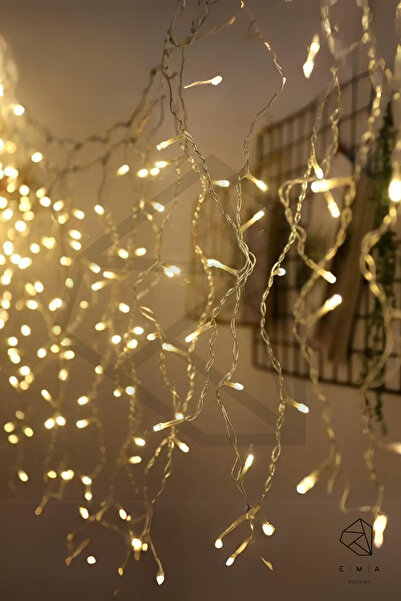 Ema Dükkan 2x2 Metre Perde Led Işık Kalın Telli Saçak Led Peri Perde Led 180 ...