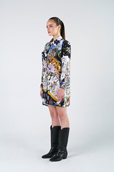 ELAF Galaxy Gömlek Elbise - Haute Couture Collection