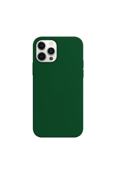 TechnoZone iPhone 12 Pro Max Uyumlu Silikon İçi Kadife Lansman Kılıf