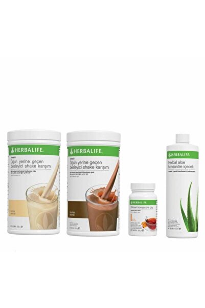 Herbalife Öğün Yerine Geçen Shake +aleo Konsatre Içecek+Bitkisel Konsatre Çay...