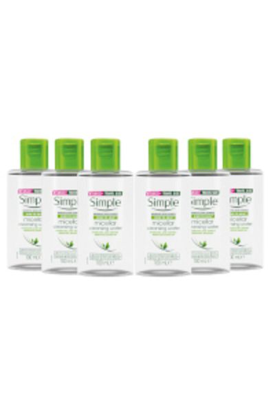 Simple Micellar Make-up Cleansing Water 100 ml Set of 6