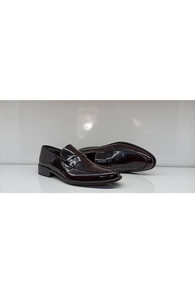 Gizmo Men's Black Genuine Leather Shoes