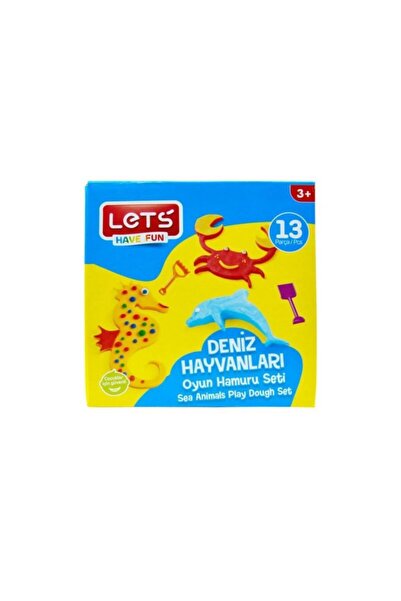 Lets Oyun Hamuru Deniz Hayvanları Seti 13 Parça - L8599