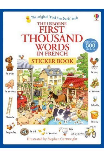 Arkadaş Yayıncılık First Thousand Words In French Sticker Book