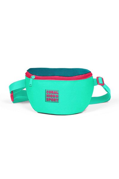 Coral High Unisex Water Green Waist Bag 22608
