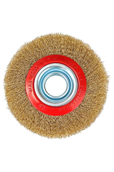 Eratool Fixonic ERA10003 125mm Daire Fırça Sarı Telli