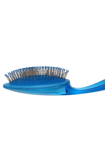 IRIS Iris Blue Line Metal Wire Oval Hair Brush 51035