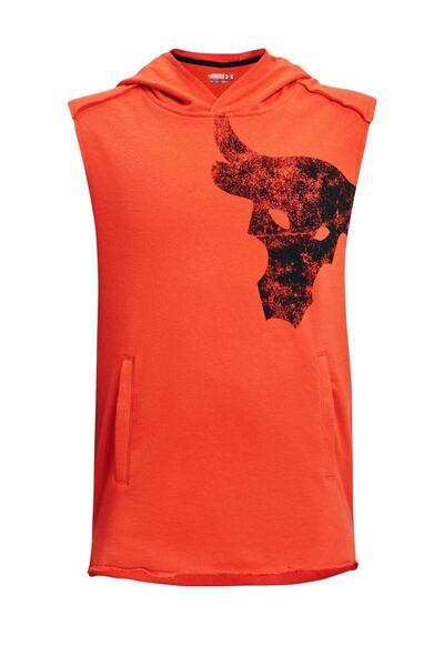 Under Armour Erkek Çocuk Sweatshirt- UA Project Rock Terry SL HDY - 1361845-851