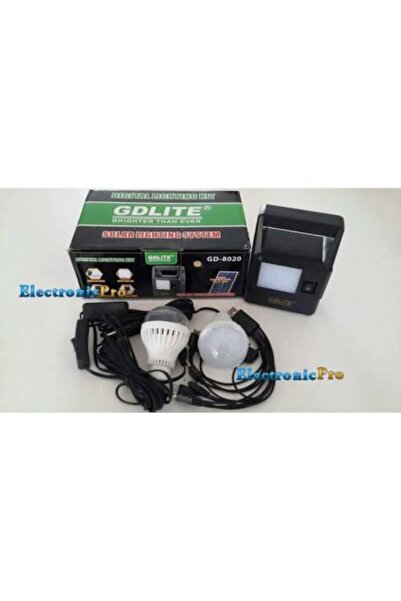 yakpen Güneş Enerjili Lamba Seti - Solar Lamp --- 3 Lambalı Akülü Usb Şarj Ci...