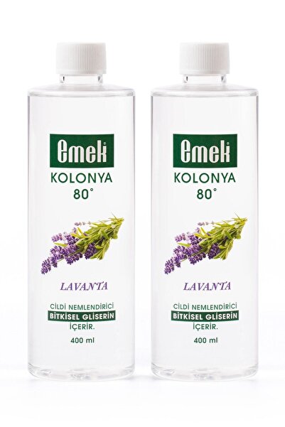 Emek Gliserinli Kolonya Lavanta 2 Adet 400 Ml