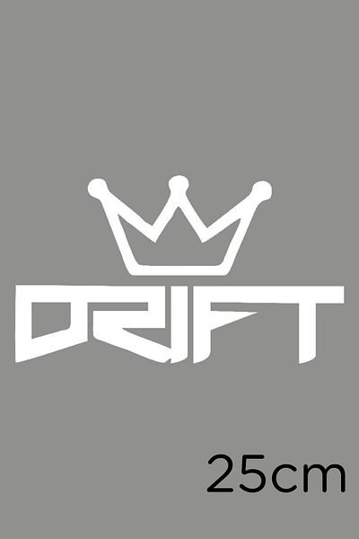 MIGNATIS Coroana Regelui și Scriere Great Drift Lipire 25cm - Alb