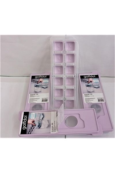 Gondol Push-Toe Non-Stick Lid Freezer (G-132) 4-Piece Lilac Color