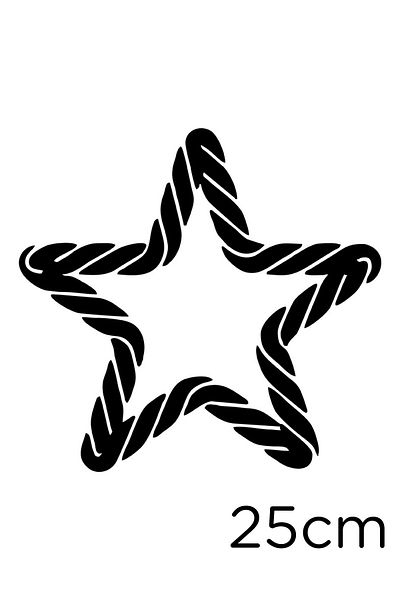 MIGNATIS Autocolant cu dungi Black Star de 25 cm - Lipire