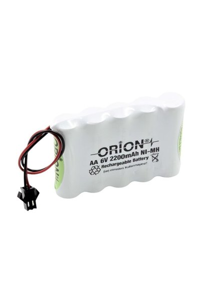 Orion Aa 6v 2200mah Kablo Ve Konnektörlü Şarjlı Pil