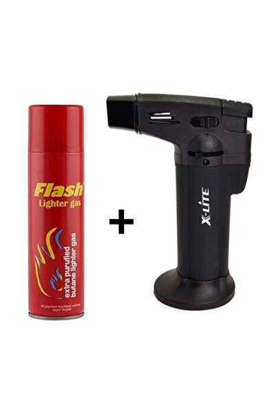 X-Lite 1300 Derece Pürmüz Çakmak  Doldurulabilir Tork Gaz Çakmağı Darbeli Ve Meşale Ateşleme Gaz Hediyeli