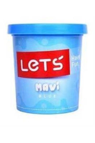 Lets Play Dough Single Color 150 g Blue Play Dough