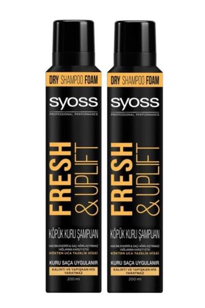 Syoss Fresh Uplift Köpük Kuru Şampuan 200 ml 2'li