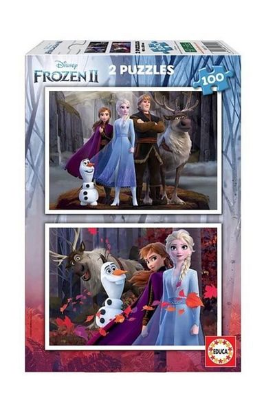 EDUCA Frozen 2 Fsc Puzzle 2x100