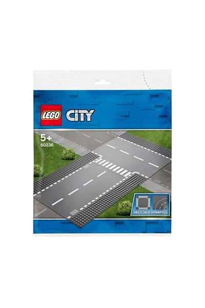 LEGO 60236 Plain And T Crossroads /city +5 Age 2 Pcs
