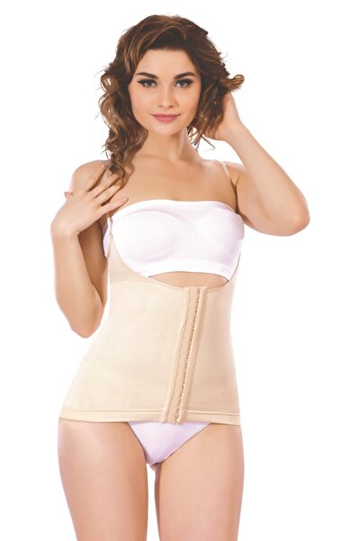 Form Angel Дамски корсет с презрамка за талия под бюста, цвят на кожата